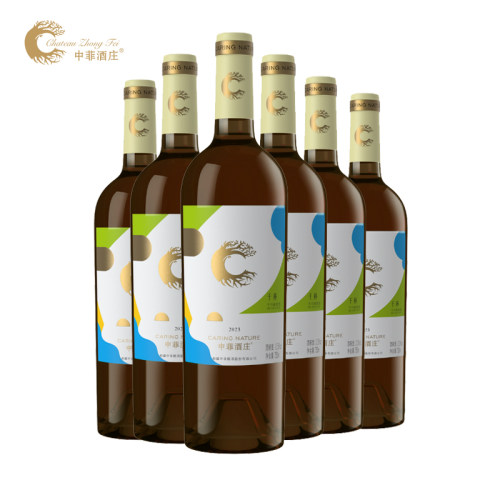 夏日干白 中菲酒庄霞多丽干白葡萄酒红酒酒庄酒新疆焉耆产区750ml