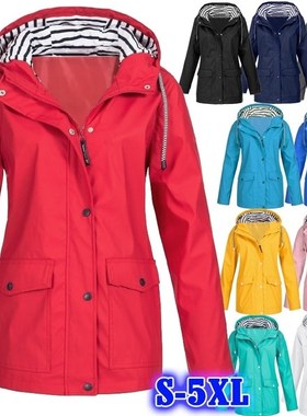 for Women Waterproof Jacket Raincoat Plussize clothes winter