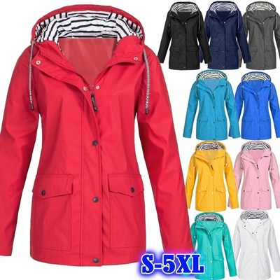 for Women Waterproof Jacket Raincoat Plussize clothes winter