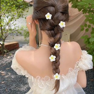 5Pcs/Set Sweet Plumeria Hairpin Hair Clips For Kids Girls Fl