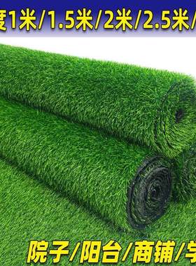 1.5cm Thickness Artificial Lawn Carpet Fake Turf Grass Mat L