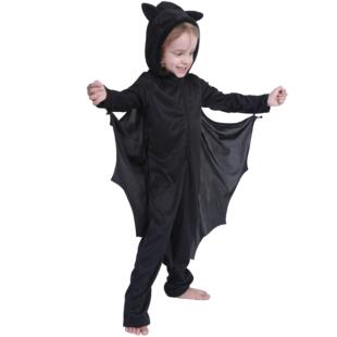children hooded bat jumpsuit万圣节儿童服 costume Halloween