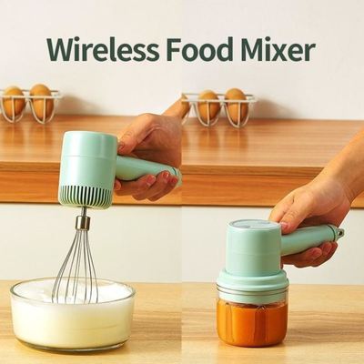 Wireless 3 Speed Mini Mixer Electric Food Blender Handheld M