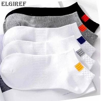 socks men white socks cotton man ankle socks socks袜子男 5pc