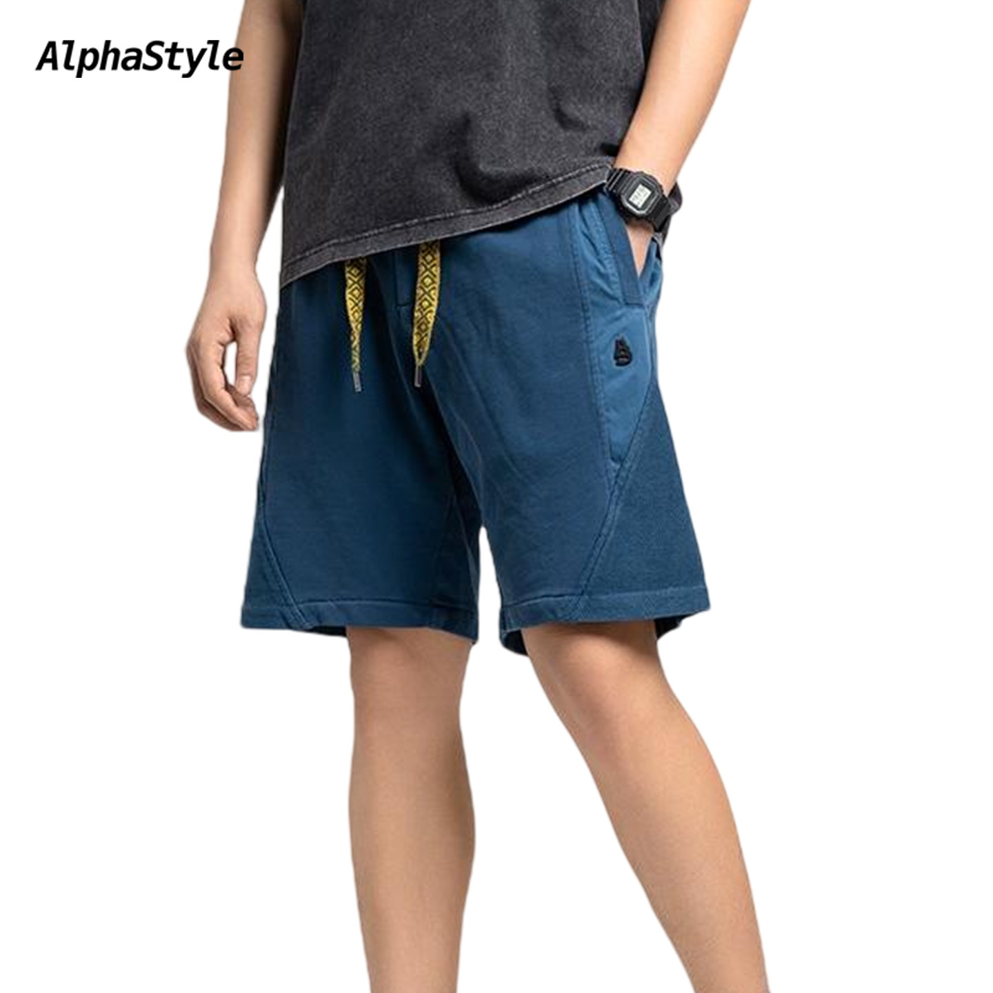 夏秋季中式五分卫衣短裤纯棉百搭