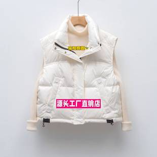 石狮浪印户外羽绒服平湖驰新秋冬新款女短款加厚立领宽松大码时尚