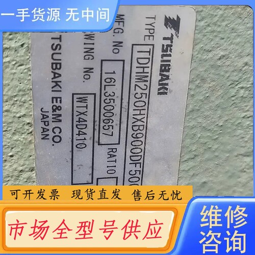 要询价-TSUBAKI椿本TDHM250HXB900DF500SX减