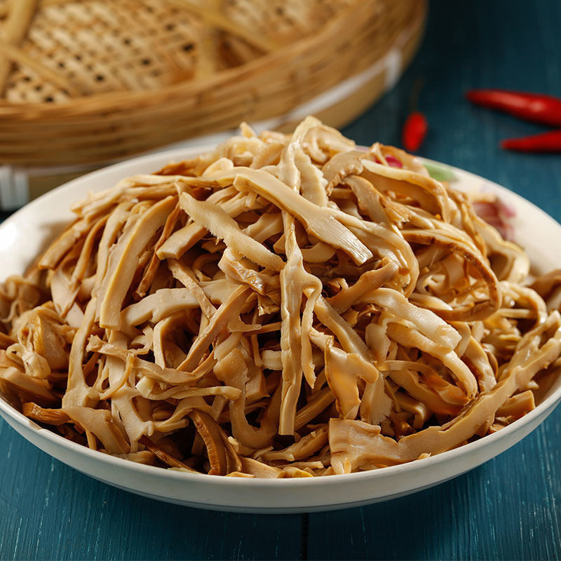 油闷烟笋免泡发烟笋丝湖南特产烟熏脆笋农家美食干货湿笋尖竹笋干