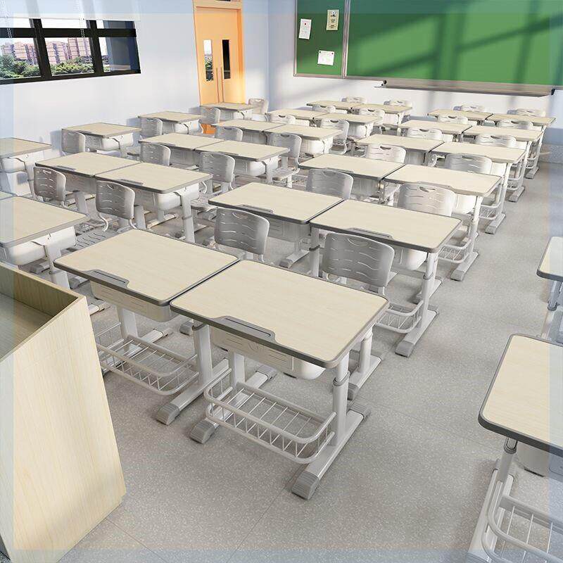 免安装书桌儿童学习桌可升降小学生写字桌简约小孩家用课桌椅套装