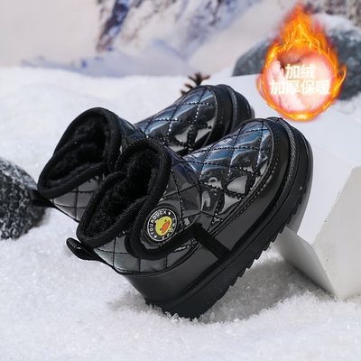 儿童雪地靴冬季室外防水保暖