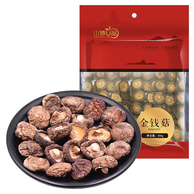山臻U品金钱菇南北干货菌菇食用香菇类