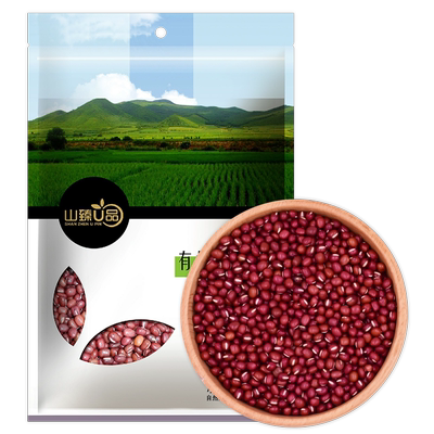 山臻U品有机红小豆红豆东北杂粮真空包装红豆沙易煮易出沙 350g