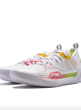 LiNing李宁 反伍3 减震防滑耐磨低帮运动休闲篮球鞋男款ABFT025-3