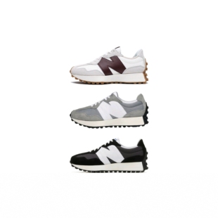 New Balance 327系列 舒适复古 防滑耐磨 休闲透气 织物运动跑鞋