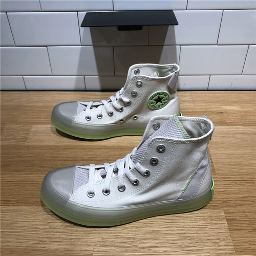 匡威新款All Star CX米黄色男女果冻感高帮帆布鞋A00416C