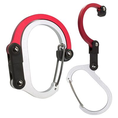 Multifunctional Hybrid Gear Clip Carabiner 360 Degree Rotati