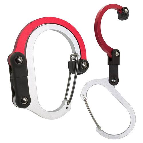Multifunctional Hybrid Gear Clip Carabiner 360 Degree Rotati
