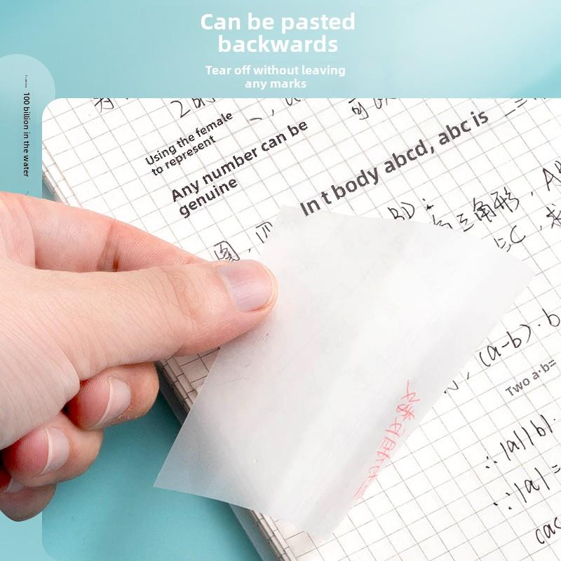 Transparent Sticky Notes with Scrapes Stickers Paper Clear s