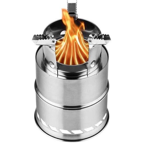 Portable Outdoor Camping Stove Wood Burning Mini Lightweight