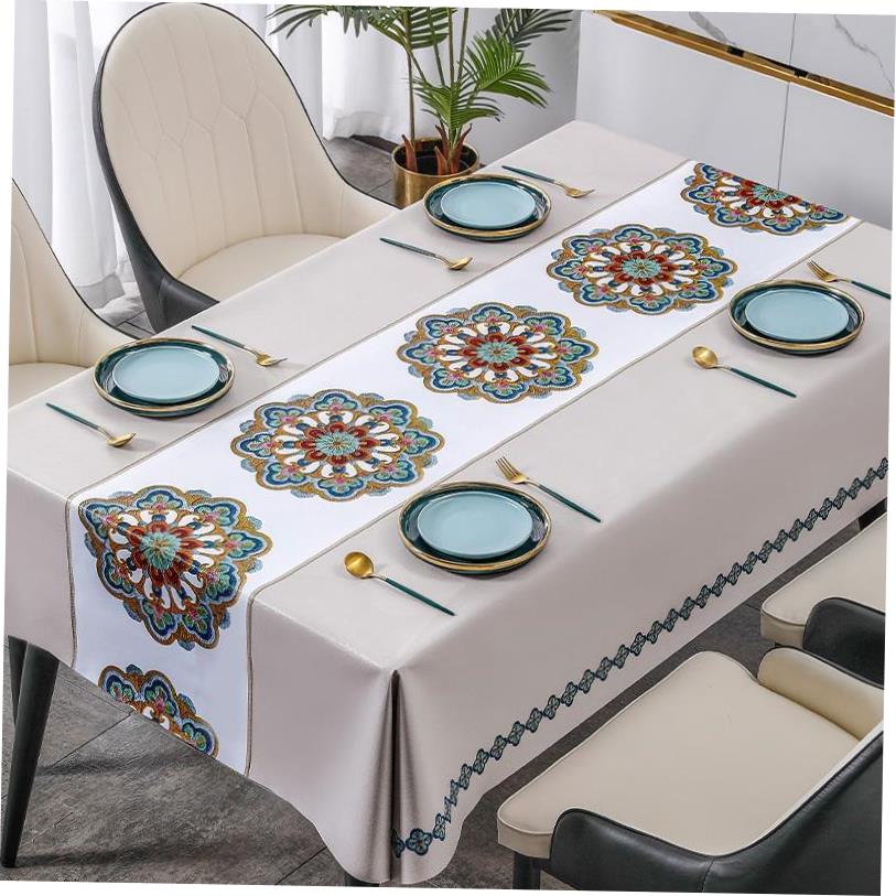 Nordic PVC tablecloth waterproof table cloth table mat 桌布