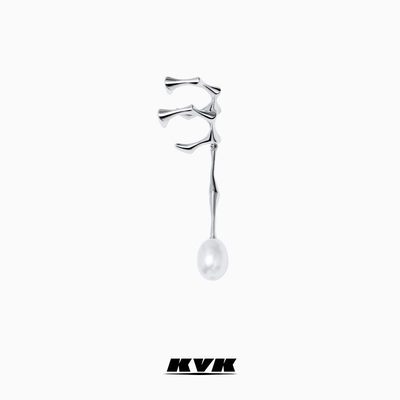 KVK可夹耳环2021年新款潮气质耳夹无耳洞女耳饰感耳坠耳骨夹