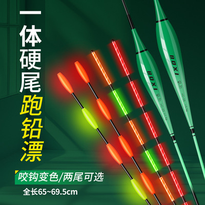 电子浮漂无铅自立日夜两用咬钩变色鱼漂抗走水青鱼鲫鱼流氓漂鲤鱼