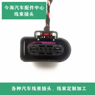 奥迪汽油泵插头 大众 斯柯达明锐 速派 柯迪亚克 汽油泵插头