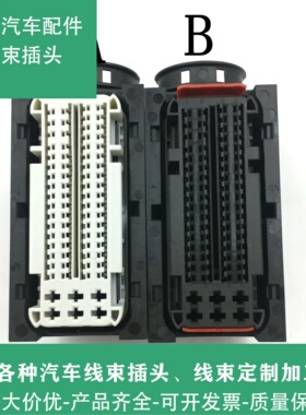 潍柴 锡柴自主电脑板插头 76针 灰色黑色76P电脑版插头