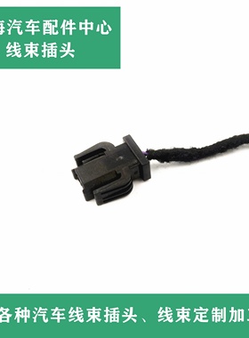 大众奥迪脚窝灯 车门边灯警示灯 扬声器插头线束893 971632 正品