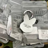 Модный бренд Humanmade Клавичный матч белый кролик зоопарк для ключей -подвесной кулон.