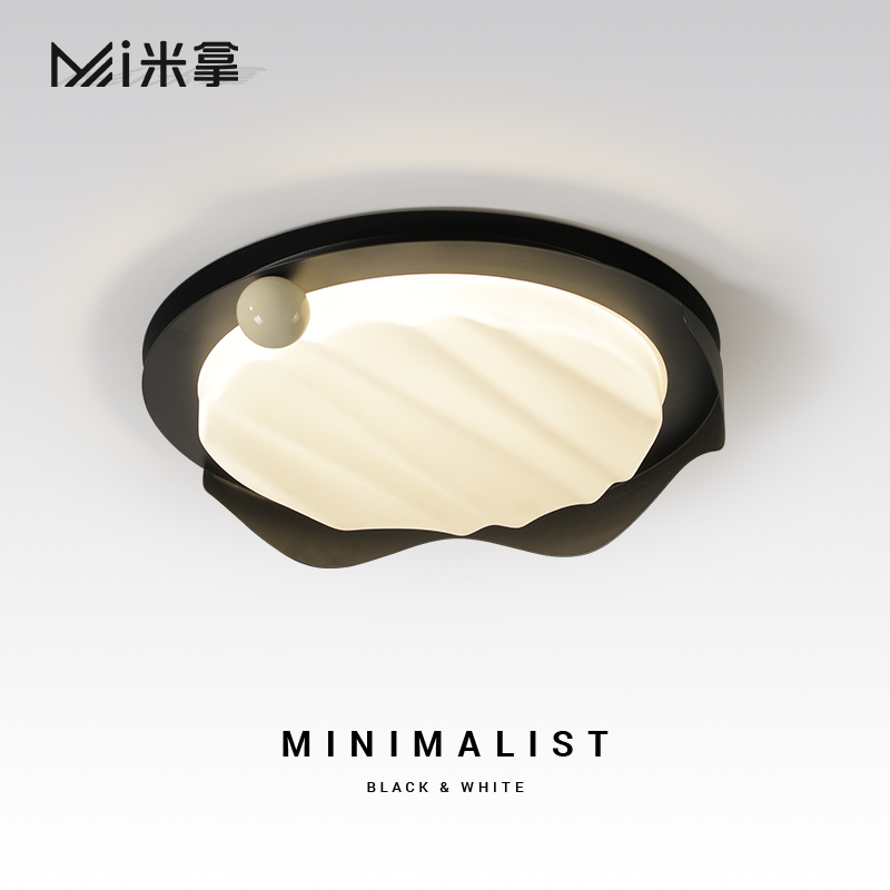 米拿 意式极简卧室吸顶灯现代简约北欧设计师创意儿童房间护眼LED