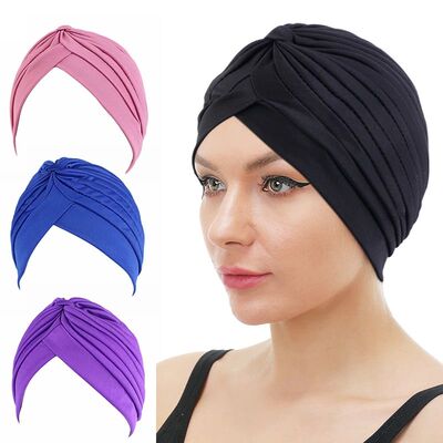 Stretchy Knot Twist Turban Bandanas Women Headscarf Bonnet M