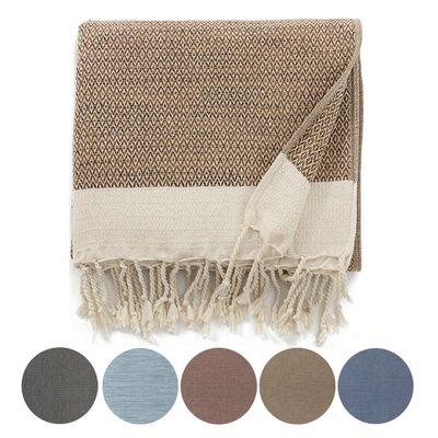 Turkish thickened wide checkered multifunctional blanket can