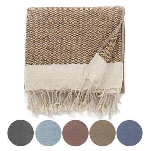 Turkish thickened wide checkered multifunctional blanket can