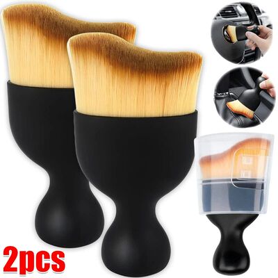 Car Vent Cleaning Soft Brush with Casing Car Interior Cleani