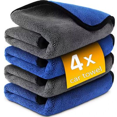 1/3/6pcs Microfiber Car Washing Towel Soft Quick Drying Wind