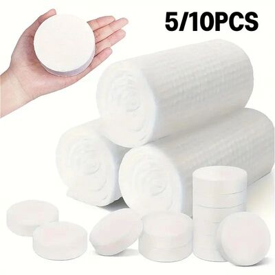 5/10PCS Disposable Bath Towels Soft Thickened Compressed Bat
