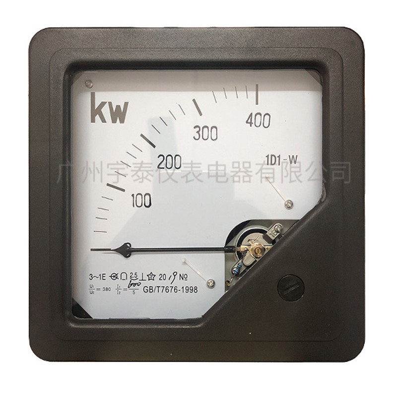 1D1-W 有功功率表300KW 400KW 380v 600/5 1T1三相功率表三相三线