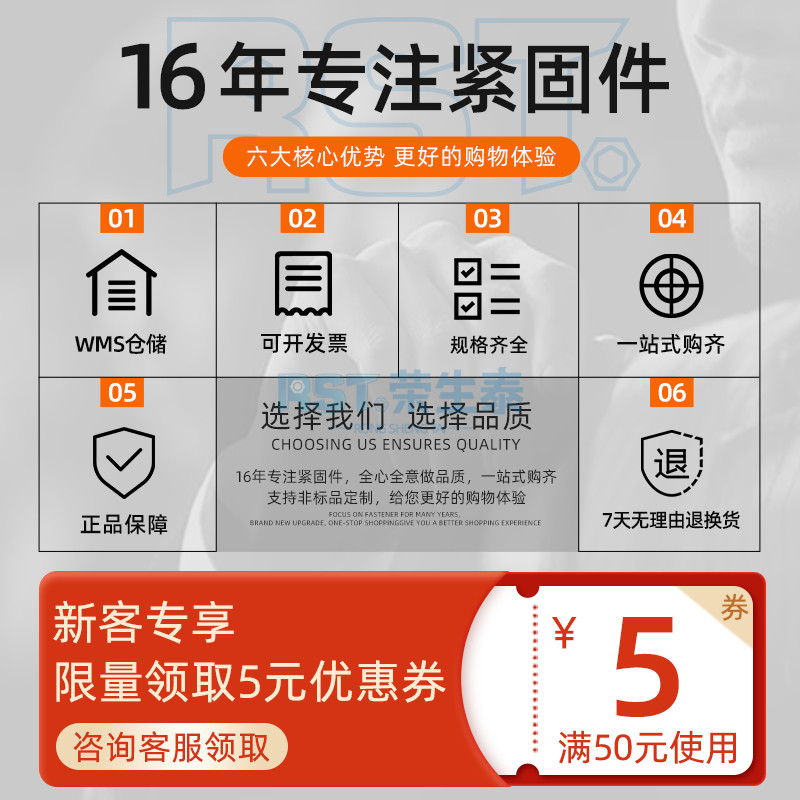 不锈钢304外六角螺丝切边全牙螺栓镙丝杆加长大全m4m5m6m8m10m12