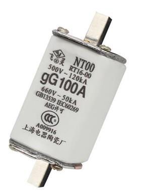 RT16-00熔断器熔芯HR6/HR17B保险丝NT00 63A100A125A160A250A630A