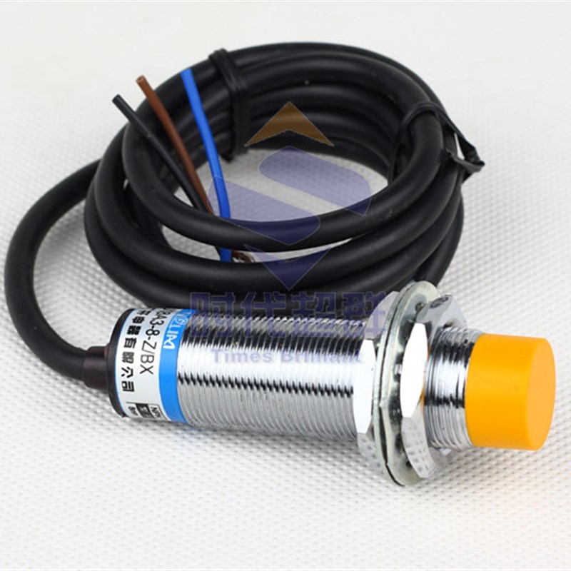 LJ12A3-4-ZBX电感式接近开关 NPN直流三线常开 M12 上海二开 8mm