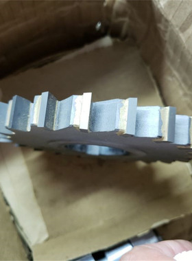 W2密齿钨钢三面刃铣刀 镶合金三面刃铣刀钨钢焊刃铣刀盘63 80 100