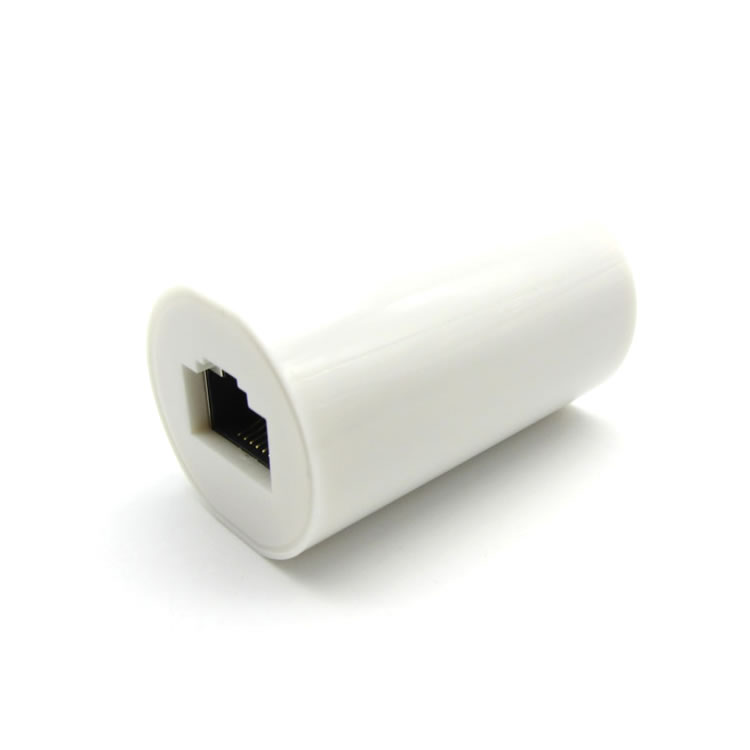 网路线连接器网路直通头防r雷RJ45对接器母对母千兆连接延长器网