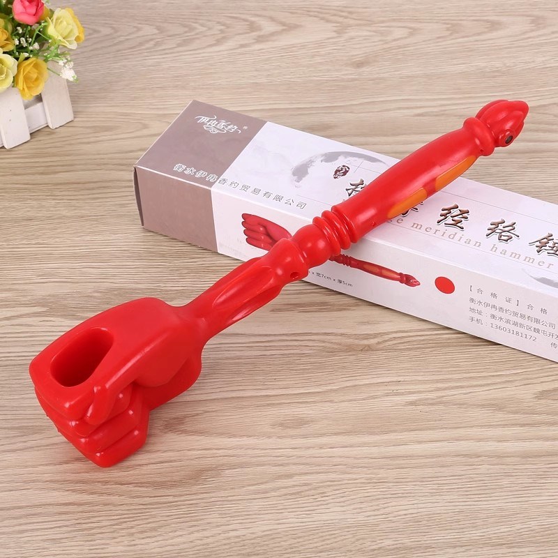 按摩锤颈椎肩经络拍打器硅胶棒敲打锤子颈肩后背捶背神器健身养生