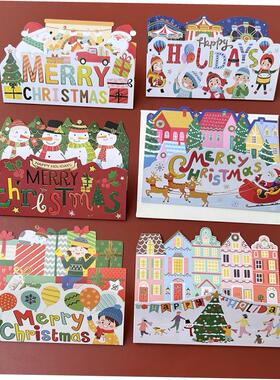 2024 christmas card present message cards best wishes卡圣诞