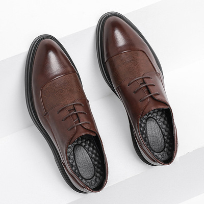 Men Business Casual Office Work Shoes 正装商务休闲男皮鞋