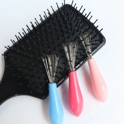 Comb Hair Brush Cleaner Plastic Handle Cleaning Brush Remove
