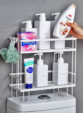Bathroom toilet rack washing machine large storage shelf