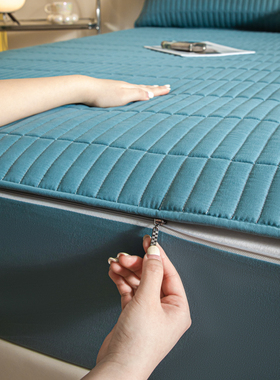 Soft Mattress Protector Topper Cover Bed Fitted Sheet Zipper