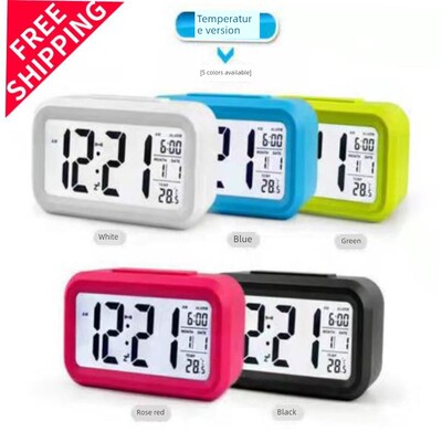 Night-light LED electronic clock alarm small 夜光静音小闹钟